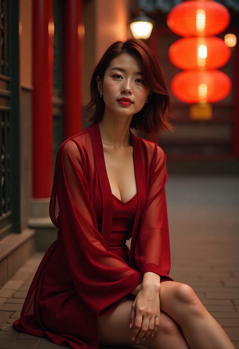 轮渡码头黄昏